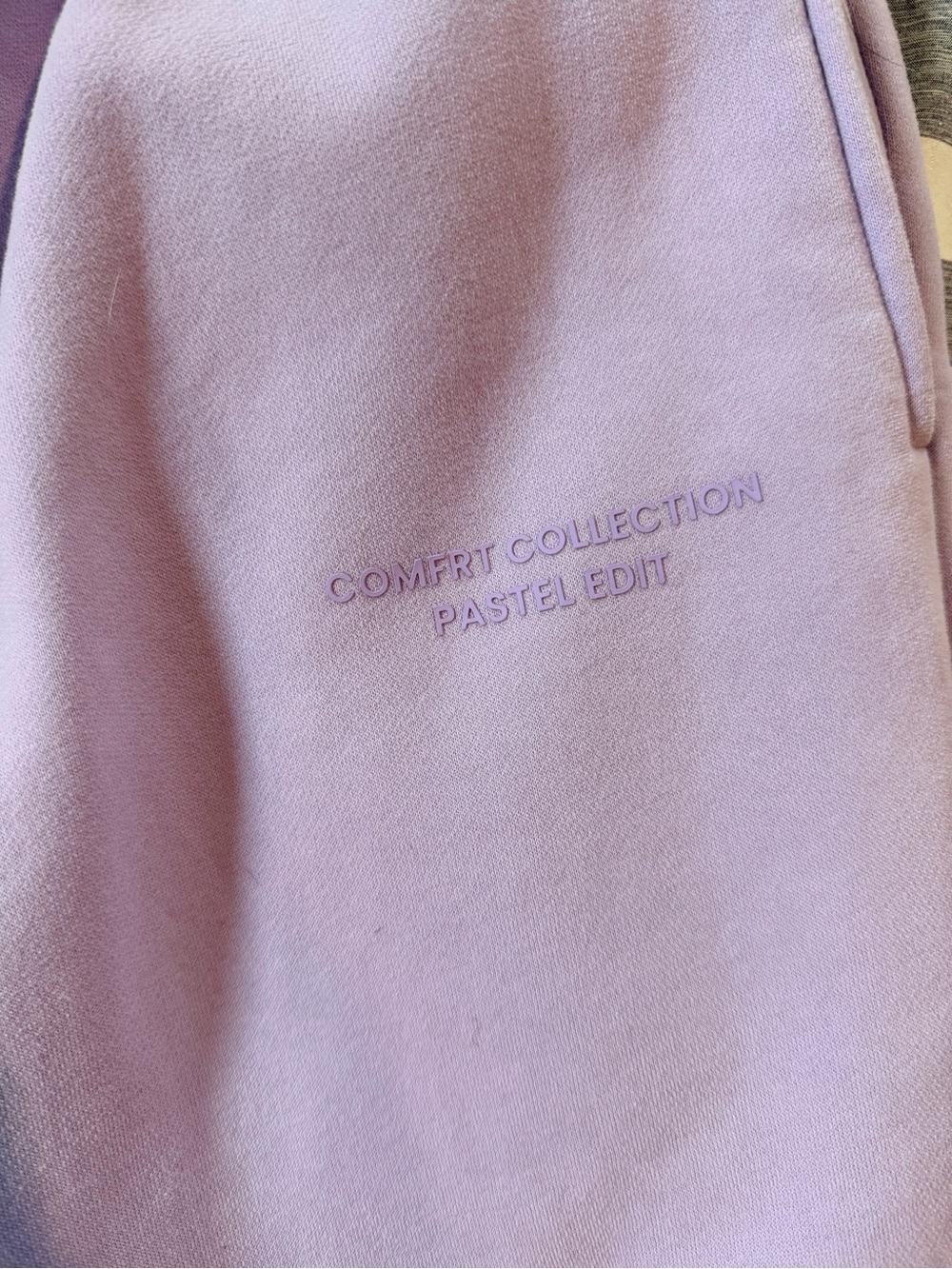 Comfrt Lavender Pastel Edit Jogger Fleece Sweatpants